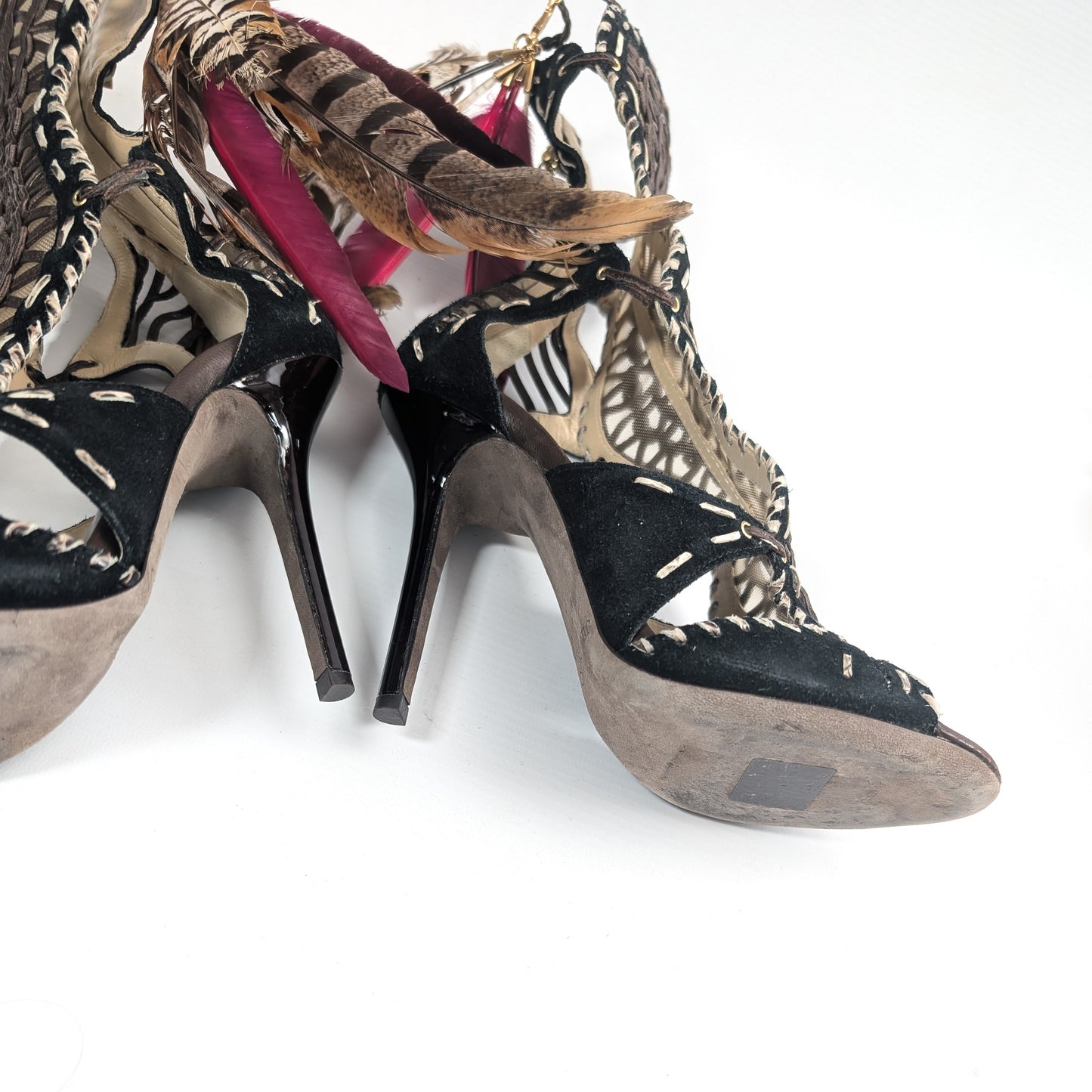 Sandales plumes Jimmy Choo - EU37|UK4|US6