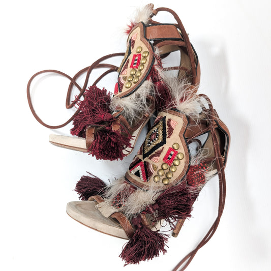 Sandales "Eskimo" Dsquared2 F/W 2015 - EU39|6UK|8US