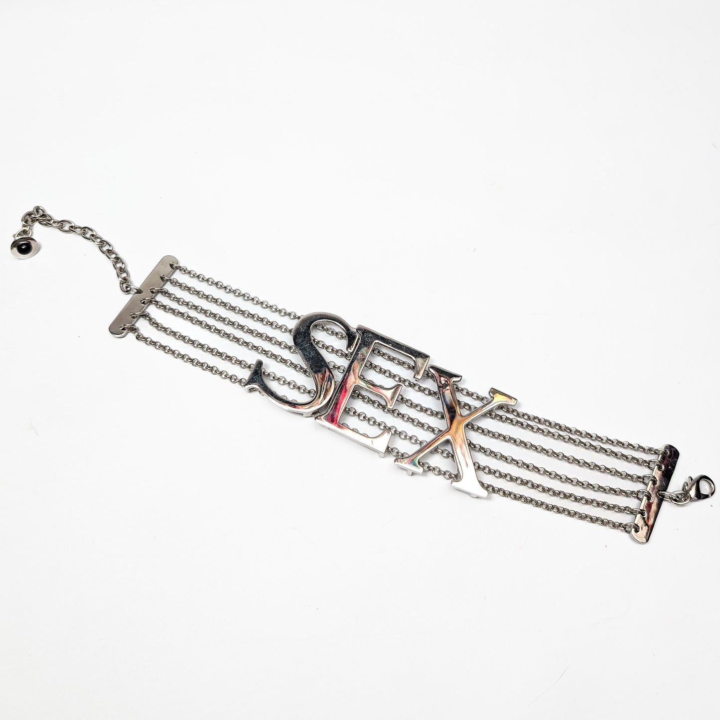Vivienne Westwood silver “SEX” necklace