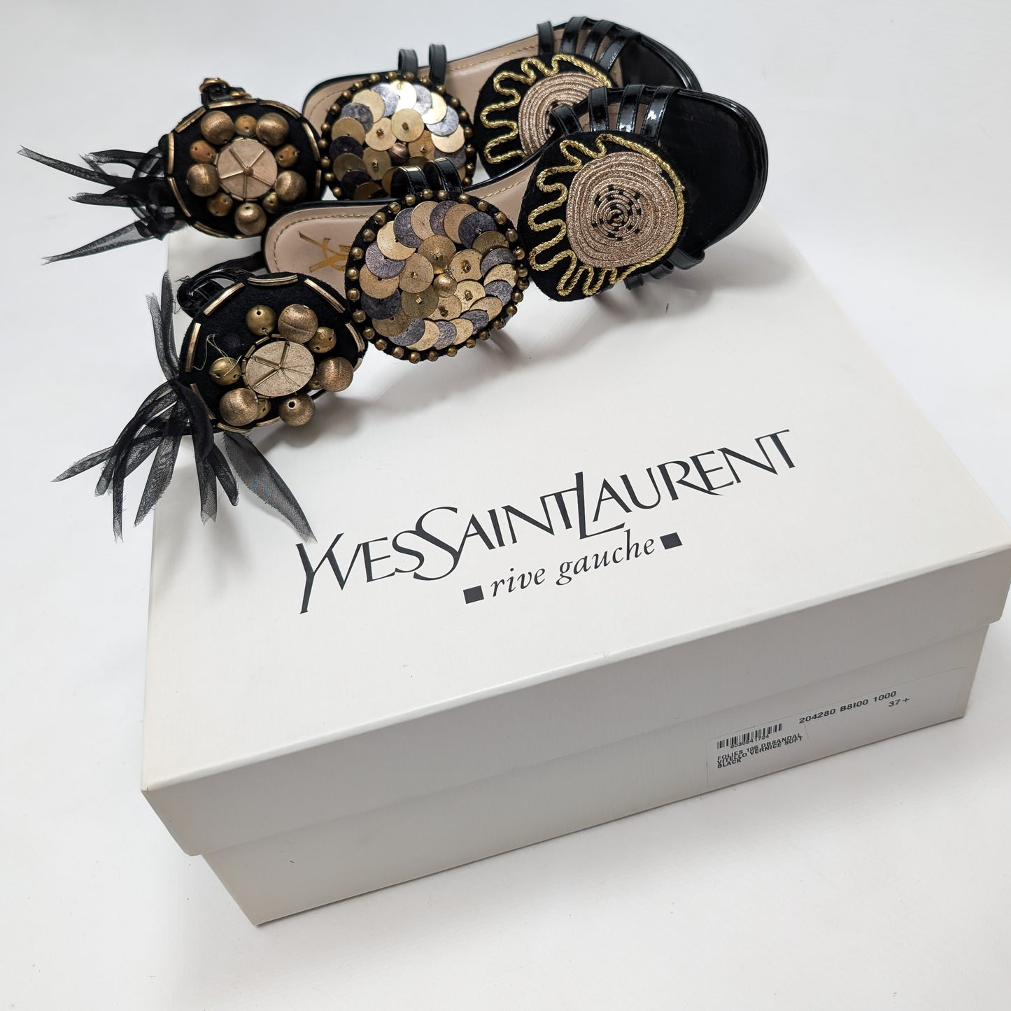 Yves Saint Laurent tribal sandals - EU37|4UK|6US