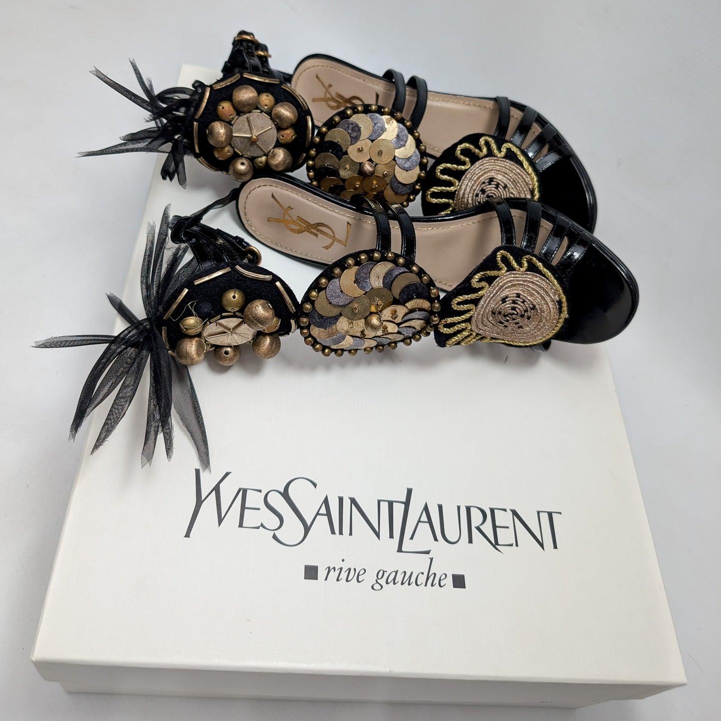 Yves Saint Laurent tribal sandals - EU37|4UK|6US