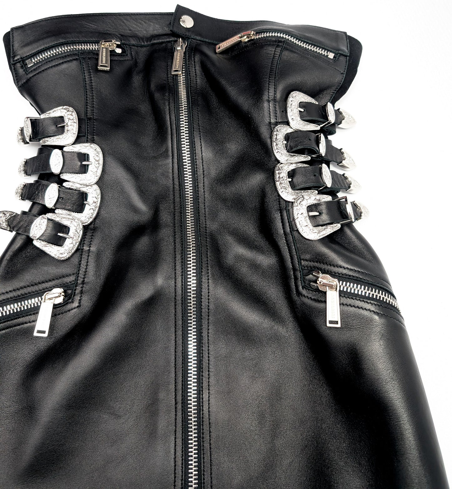 Robe cuir Gothika Dsquared2 S/S 2018