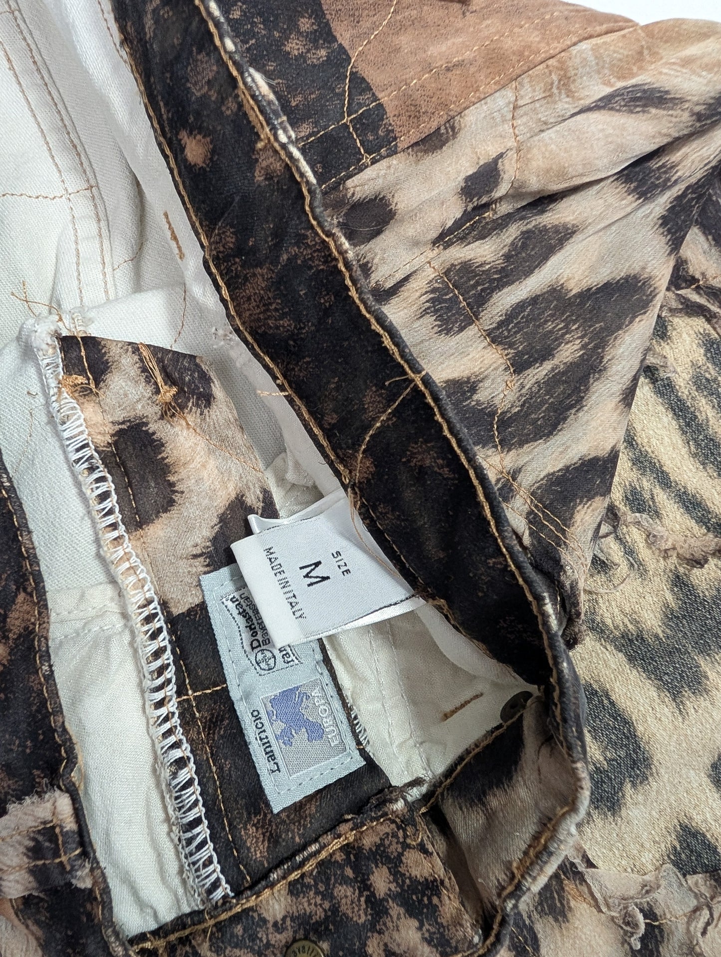Jeans Roberto Cavalli motif animal - M