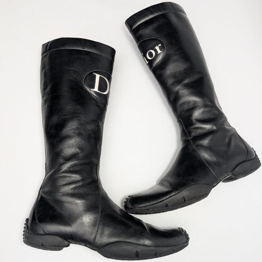 Bottes Dior par Galliano "Moto" - EU39,5|UK6,5|US8,5