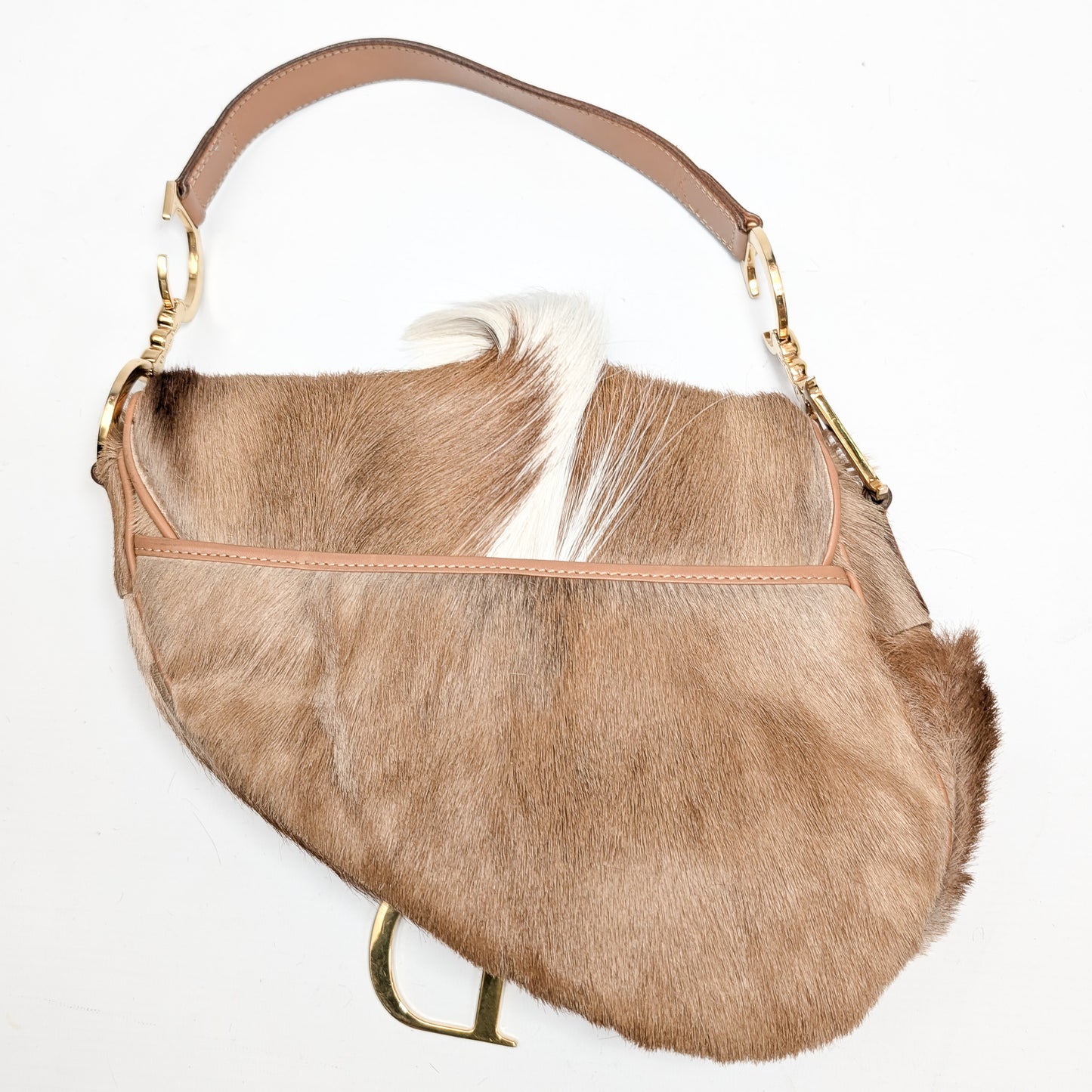 Sac Saddle "poil de poney" Dior par Galliano - F/W 2000