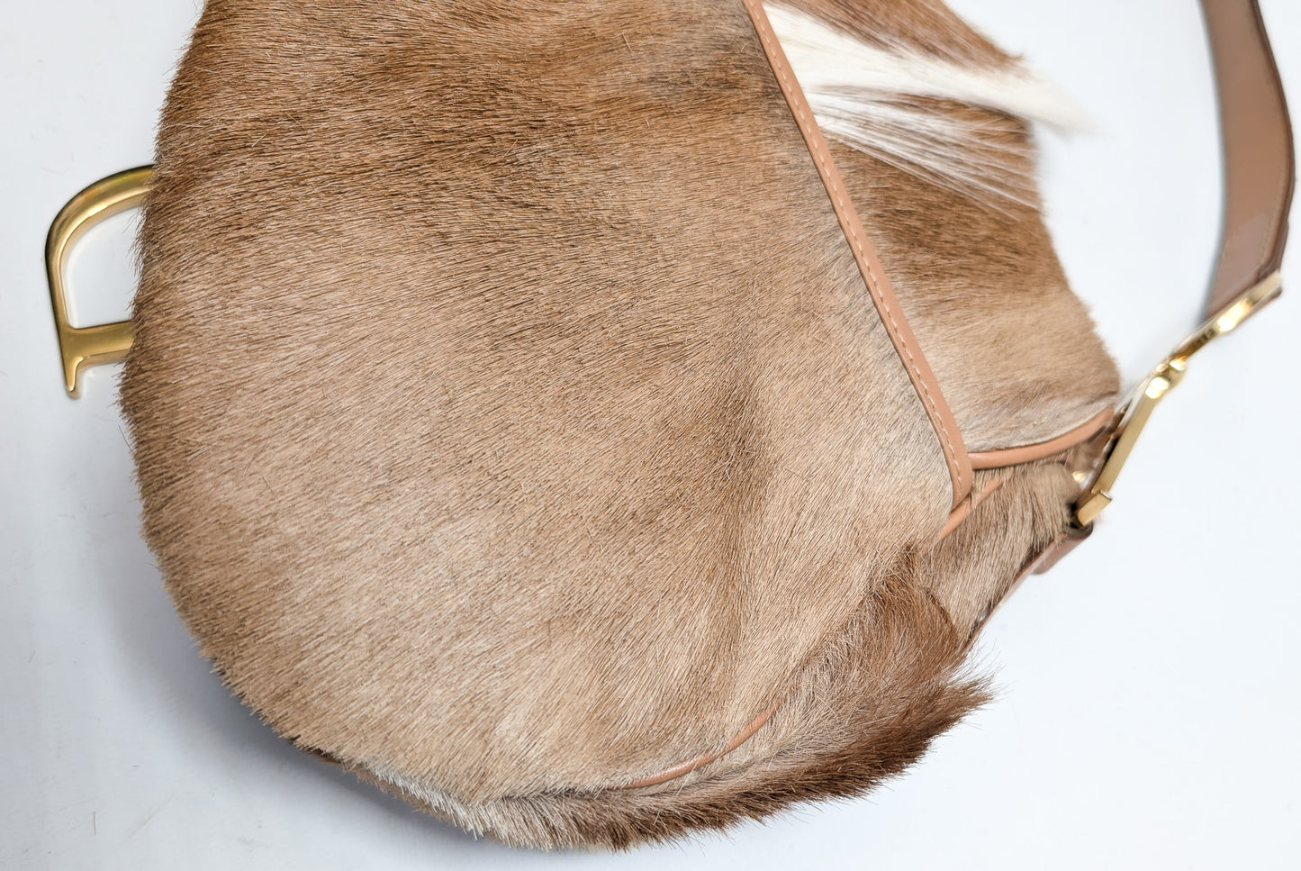 Sac Saddle "poil de poney" Dior par Galliano - F/W 2000