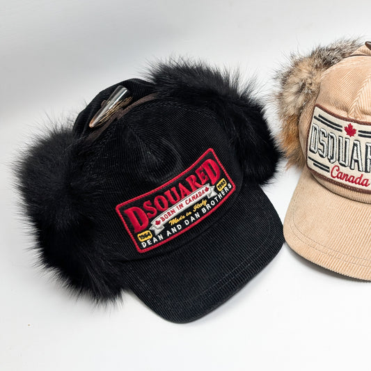 Casquette Dsquared2 Fourrure