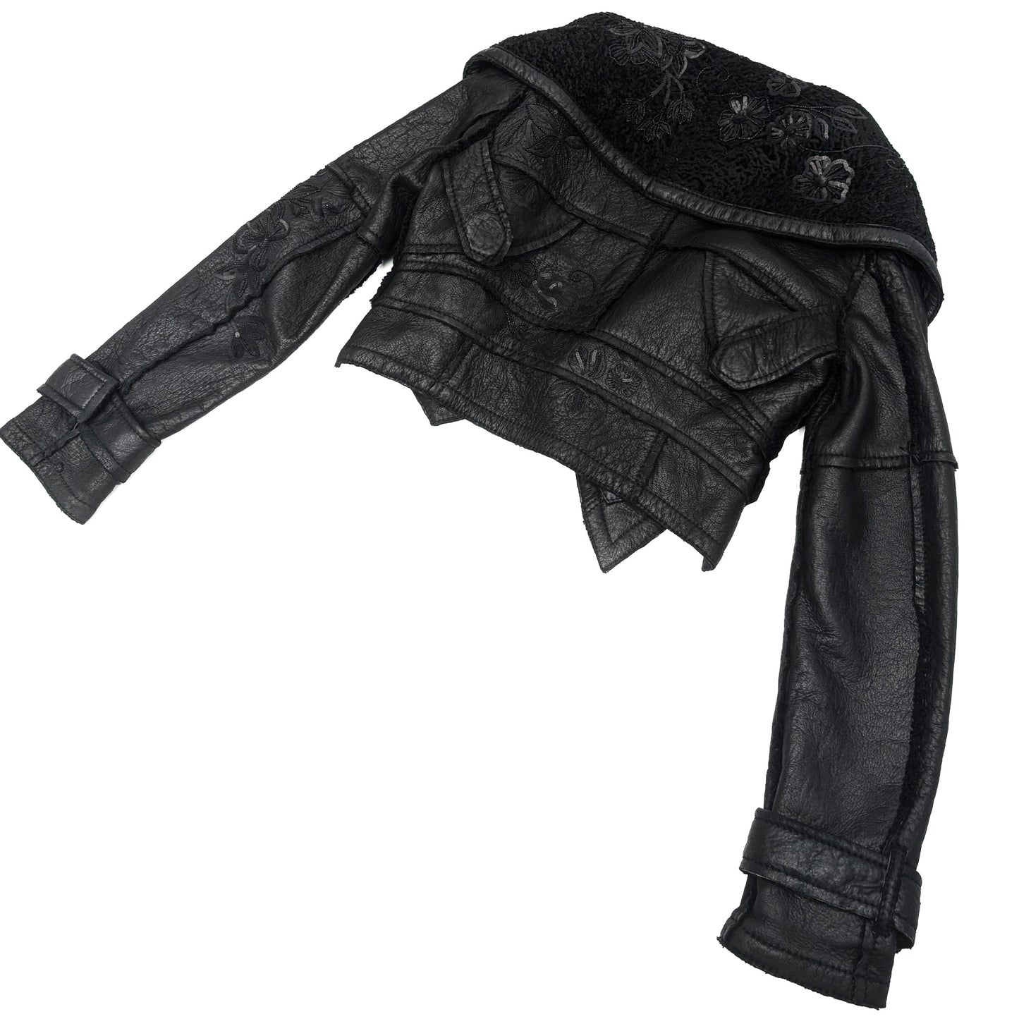 Veste en cuir Dior par Galliano