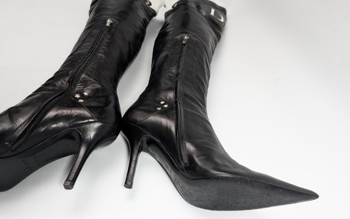 Bottes "Moto" Dior par Galliano - EU39|6UK|8US