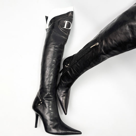 Bottes "Moto" Dior par Galliano - EU39|6UK|8US