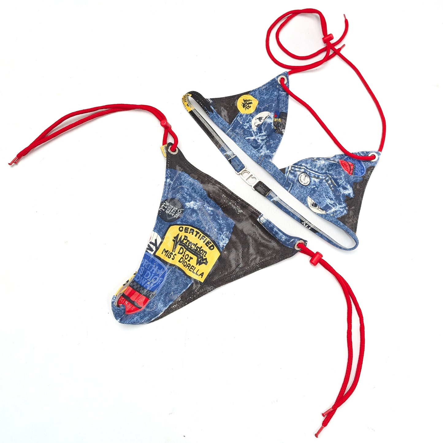 Maillot de bain Trompe l'œil Dior par Galliano F/W 2001