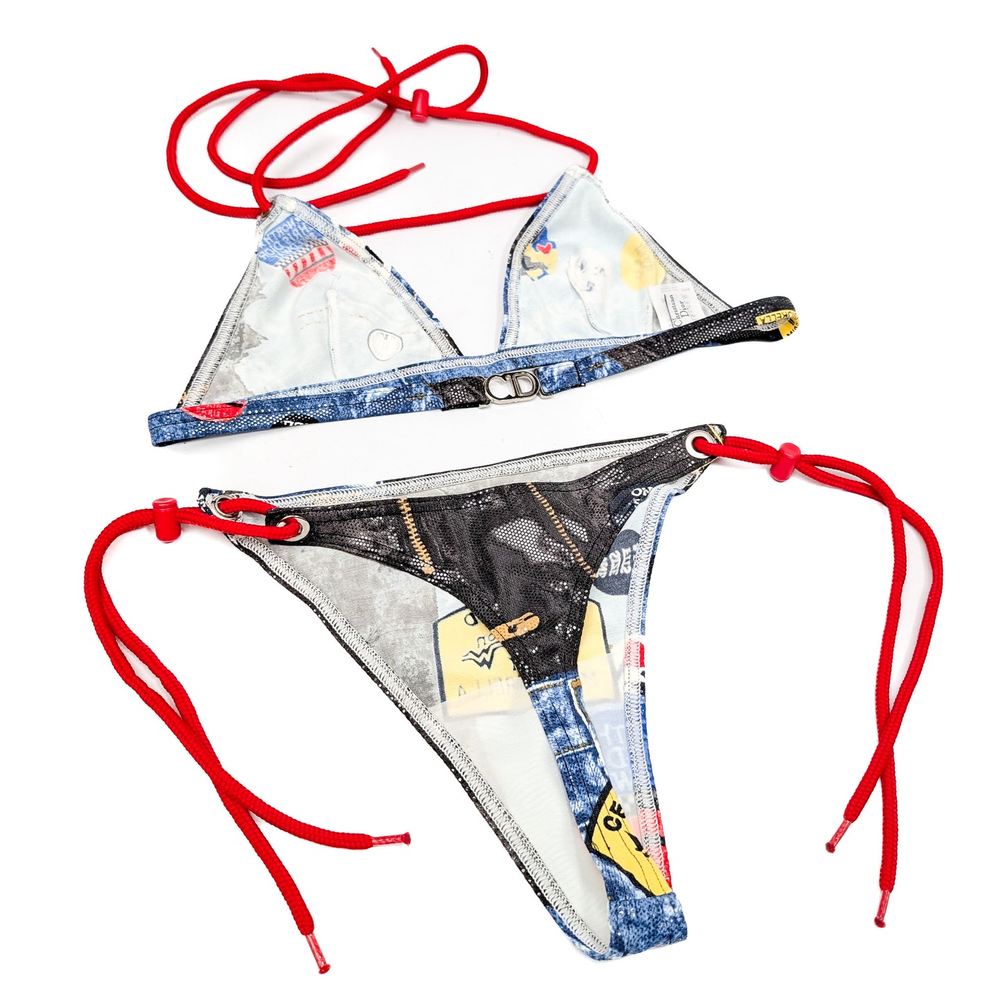 Maillot de bain Trompe l'œil Dior par Galliano F/W 2001