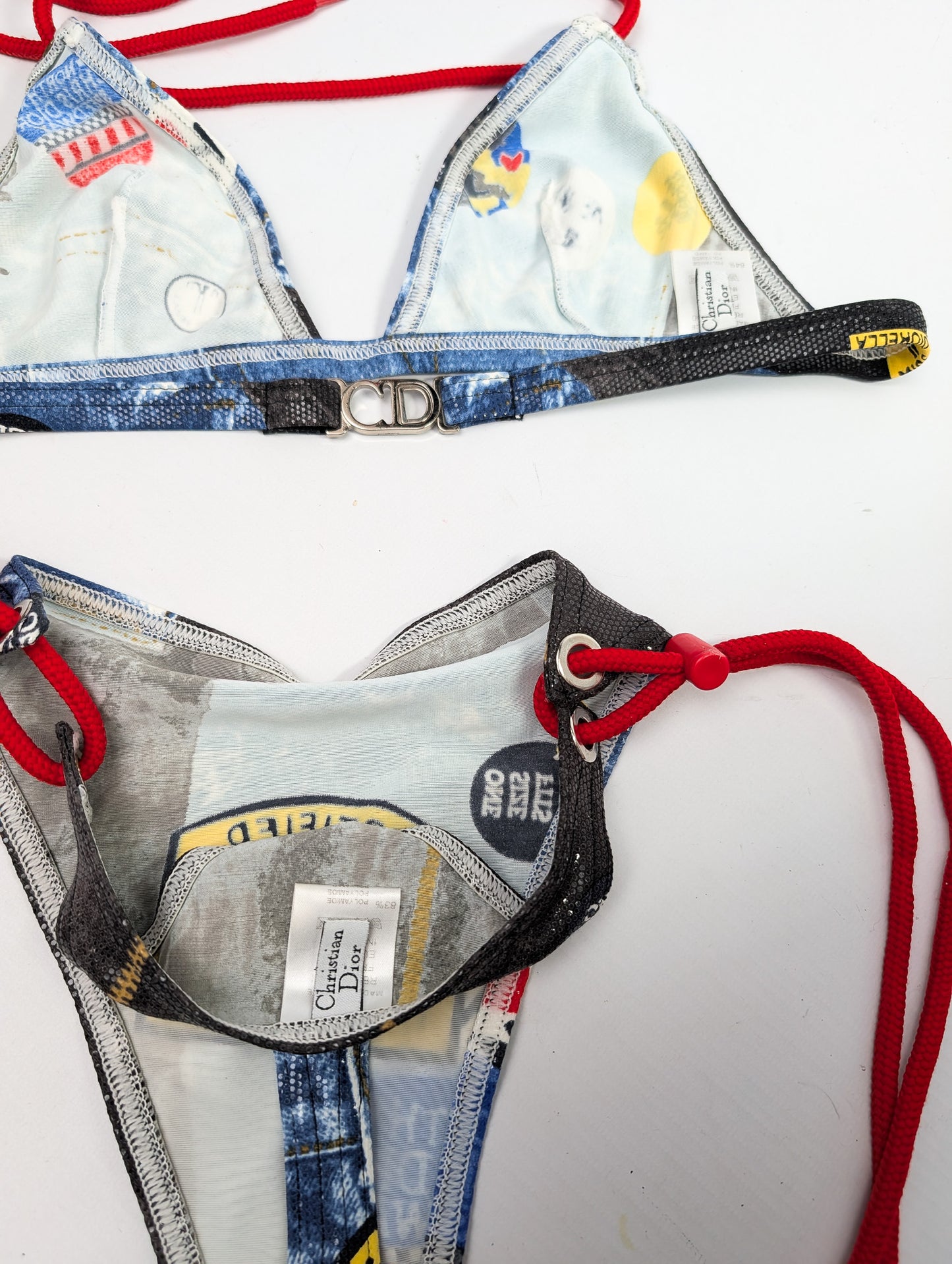 Maillot de bain Trompe l'œil Dior par Galliano F/W 2001