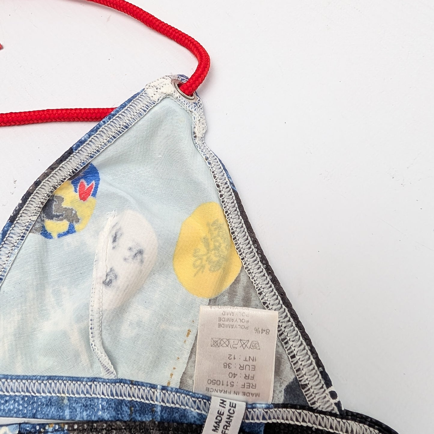 Maillot de bain Trompe l'œil Dior par Galliano F/W 2001