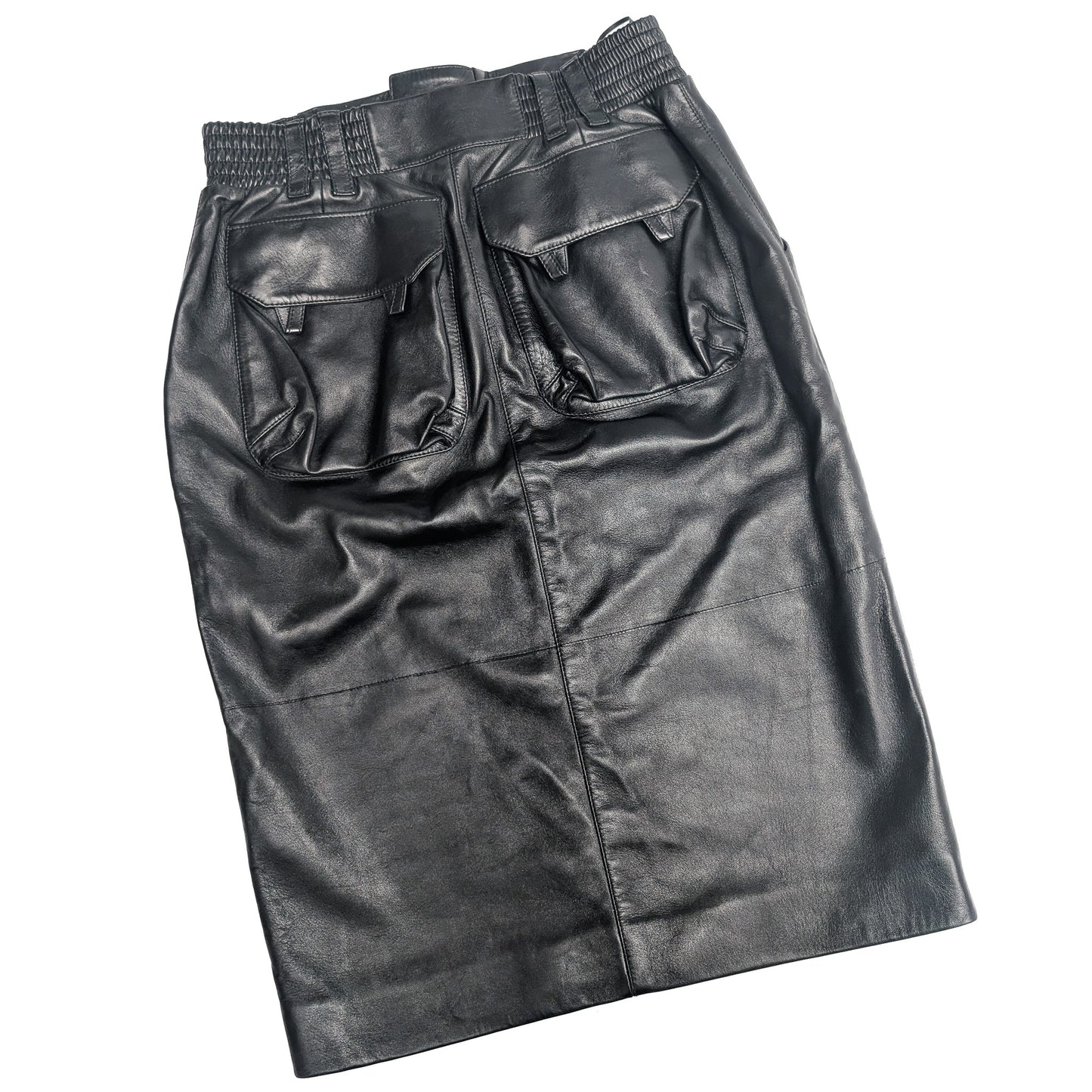 Jupe en cuir Yves saint Laurent - F/W 2024
