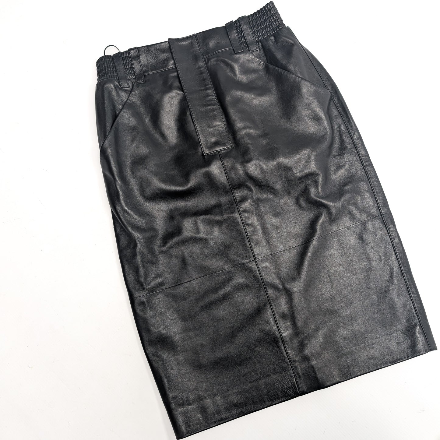 Jupe en cuir Yves saint Laurent - F/W 2024