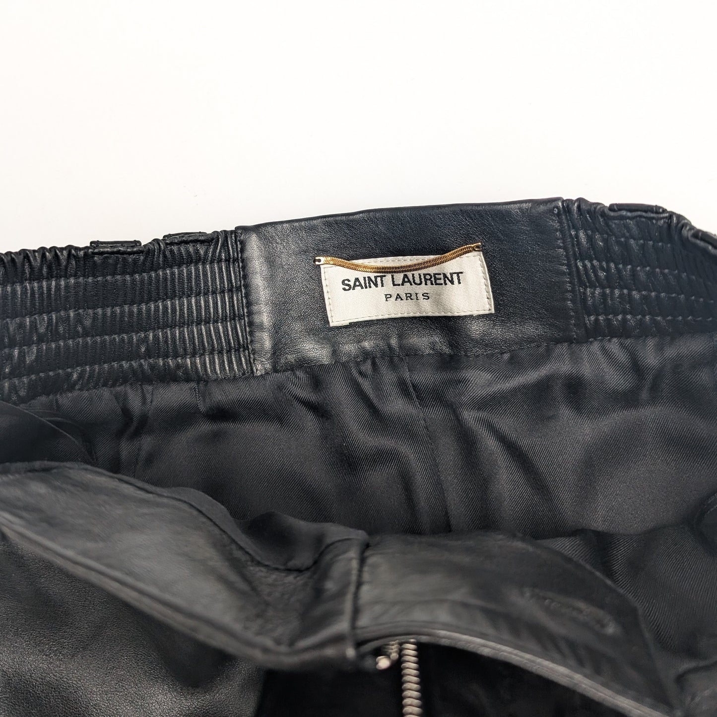 Jupe en cuir Yves saint Laurent - F/W 2024