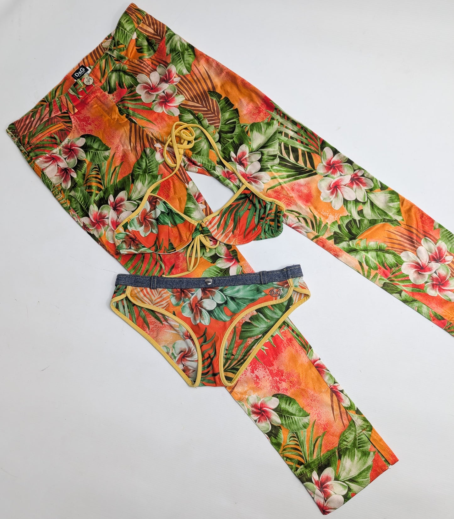 Dolce & Gabbana pants and swimsuit set - M