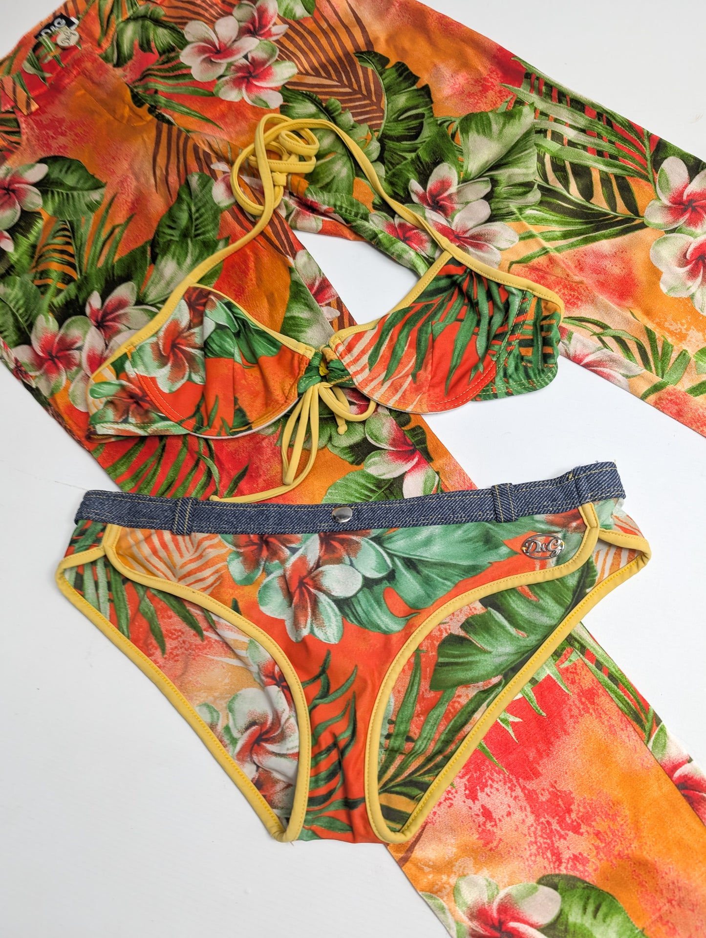 Dolce & Gabbana pants and swimsuit set - M