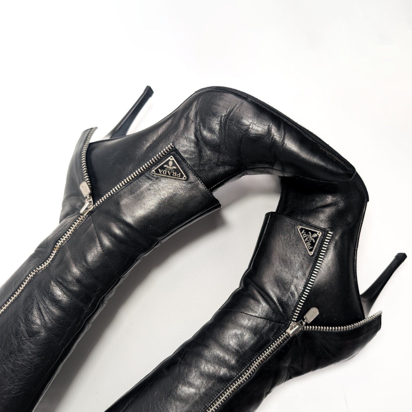 Prada gaiter-style boots - EU39|UK6|US8