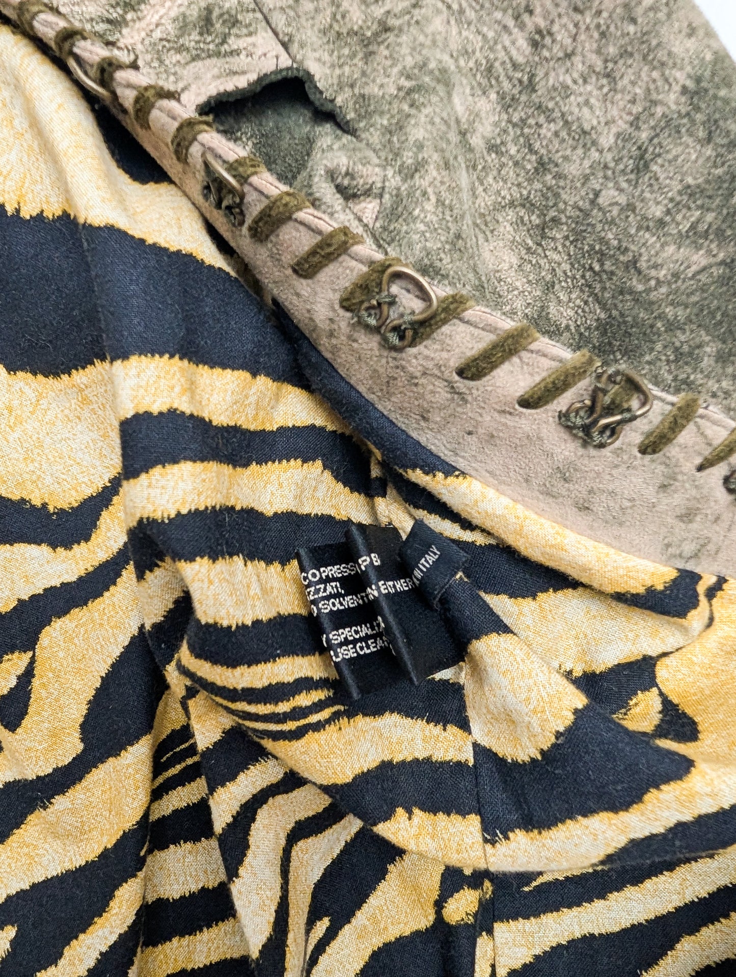 Roberto Cavalli F/W 2001 fur embellished jacket - S