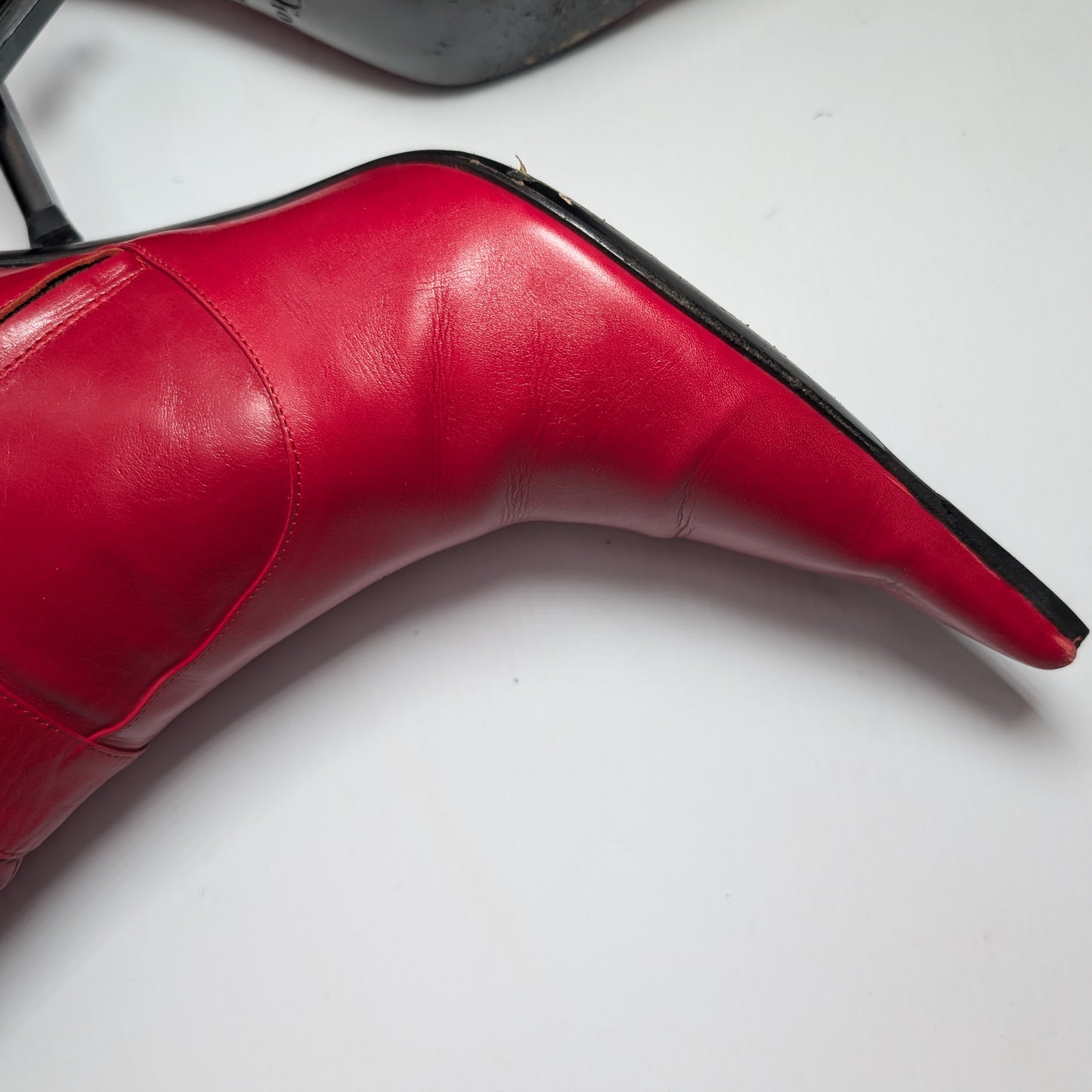 Dior red ankle boots by Galliano - EU41|8UK|10US
