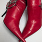 Dior red ankle boots by Galliano - EU41|8UK|10US