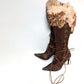 El Dantes leather and fur boots - EU37|UK4|US6