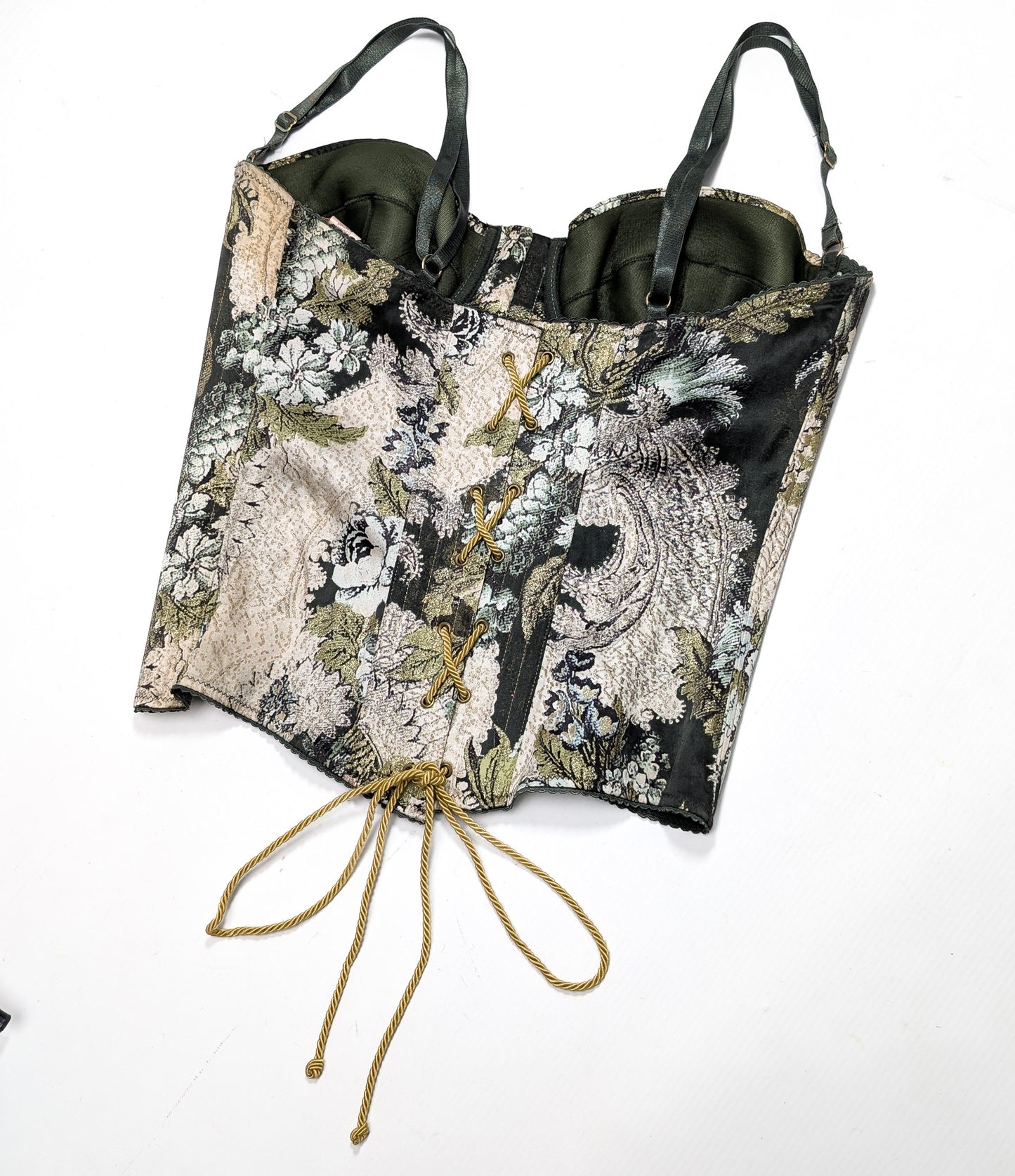 Corset à motif fleuri Roberto Cavalli F/W 2001