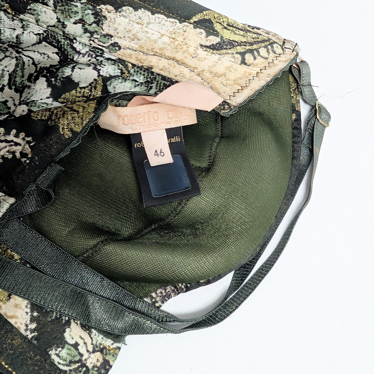 Corset à motif fleuri Roberto Cavalli F/W 2001