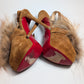 Christian Louboutin fur slingback - EU40|7UK|9US