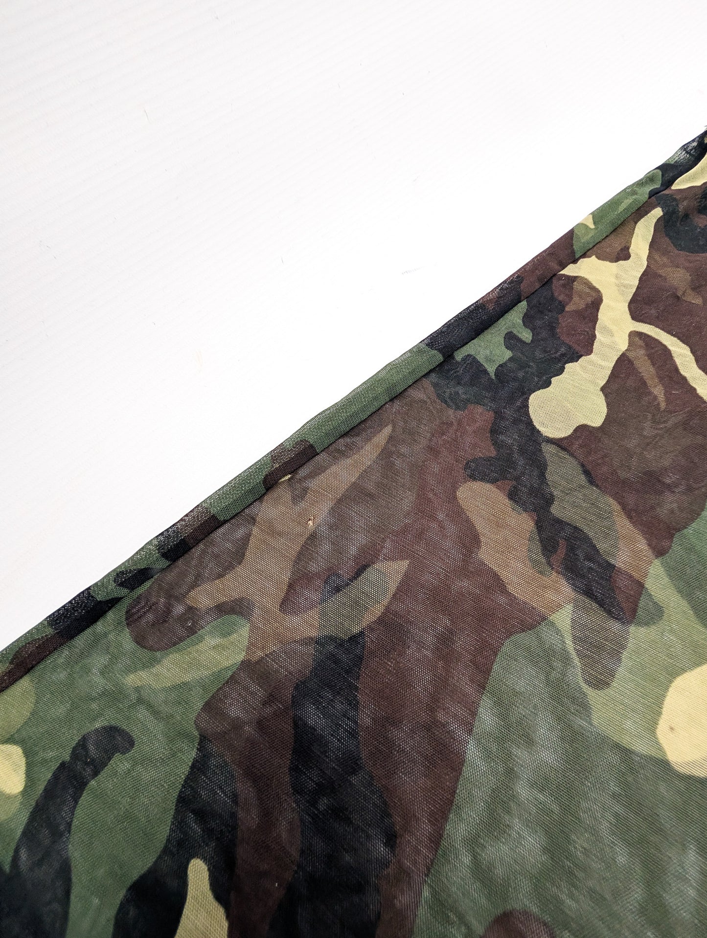 Dior By John Galliano Camouflage Mesh Dress