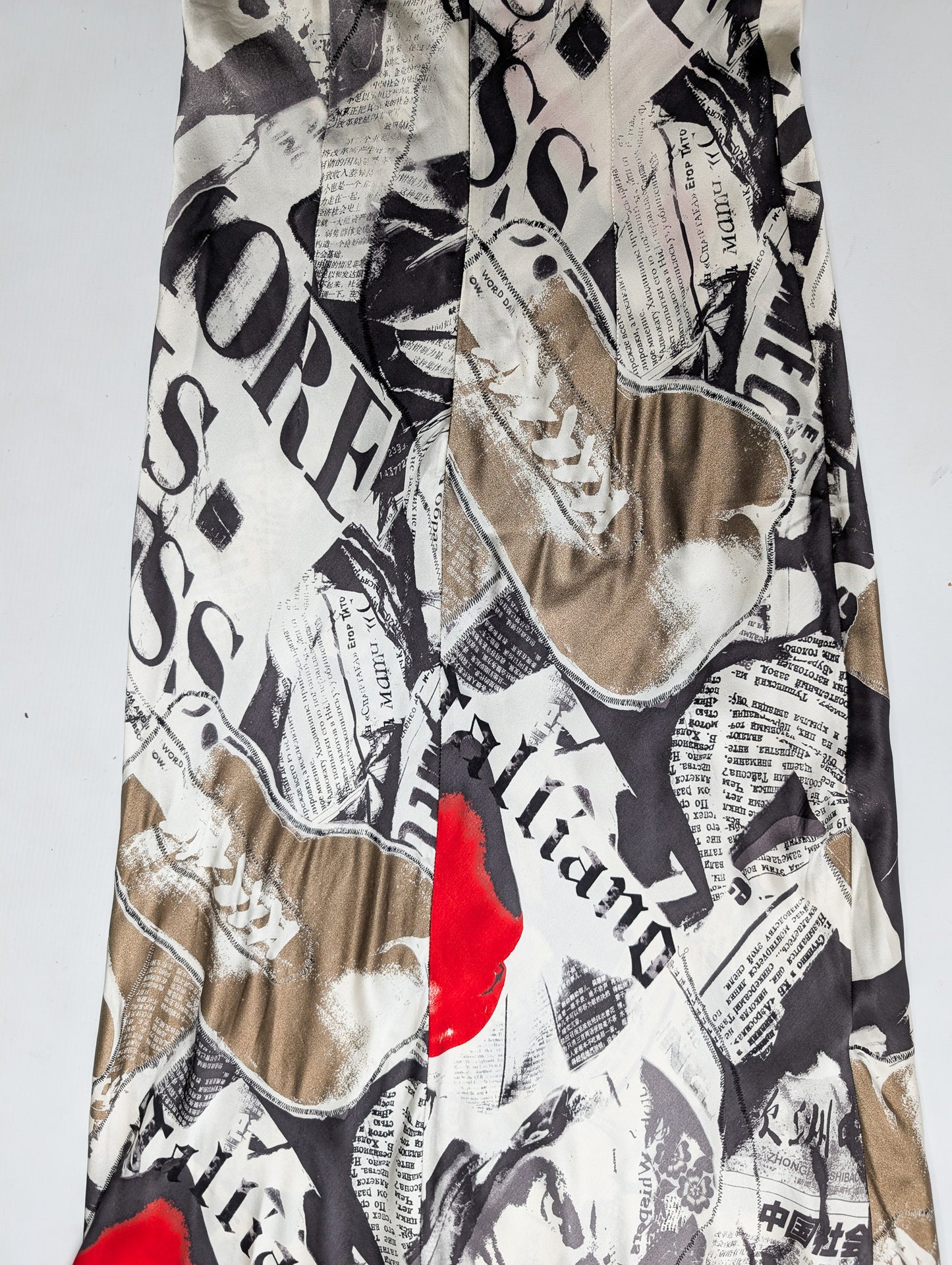 John Galliano silk dress