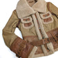 Veste en daim shearling