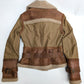 Veste en daim shearling