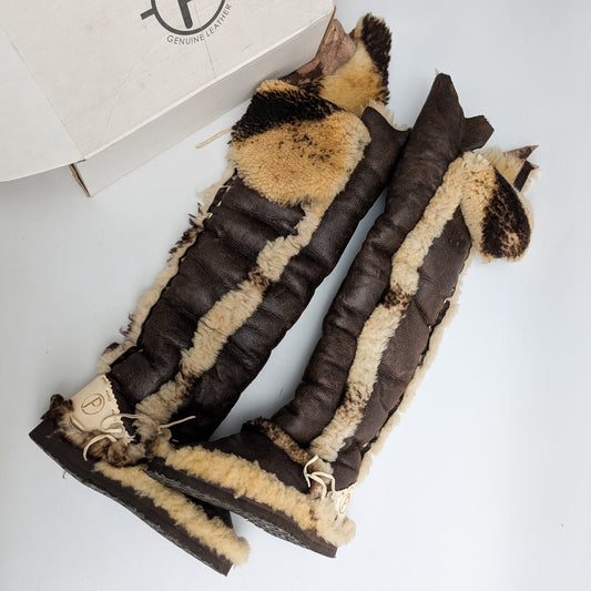 Fur Boots - EU38|UK5|US7