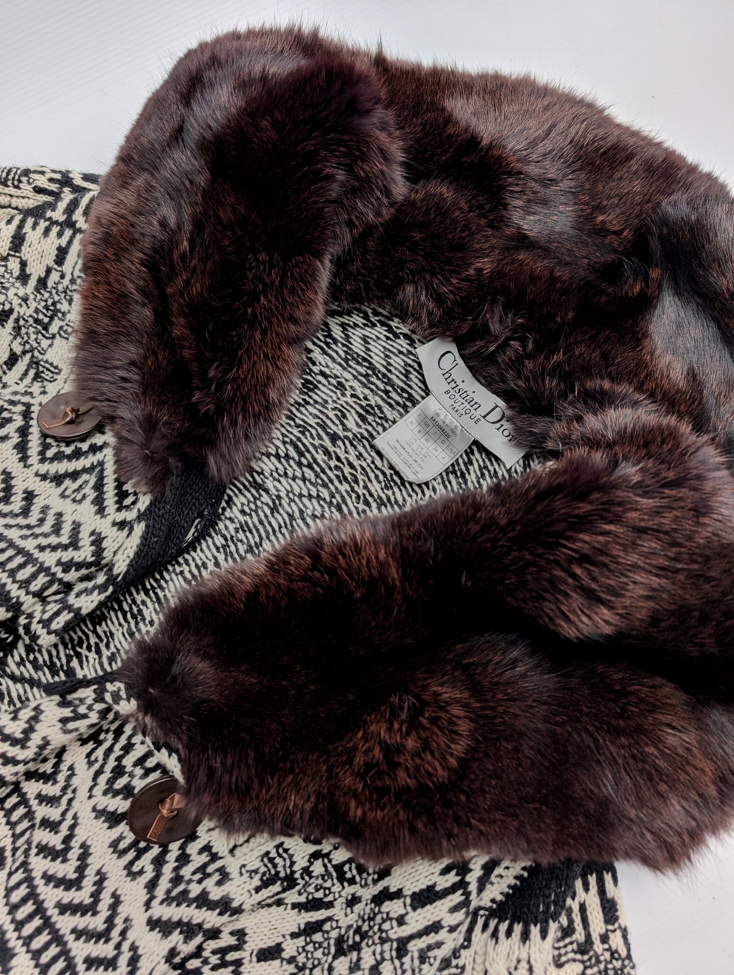 Long Dior cardigan by Galliano F/W 2002