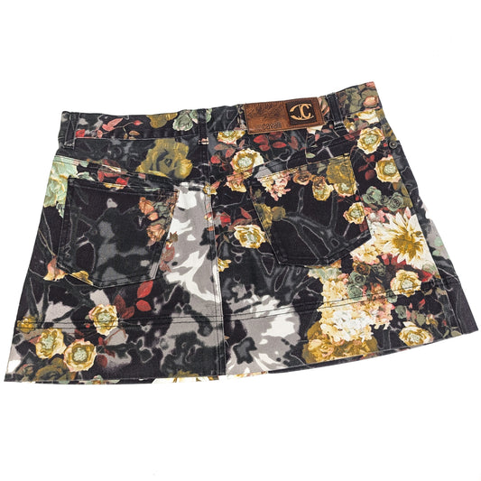 Roberto Cavalli floral print skirt - XL