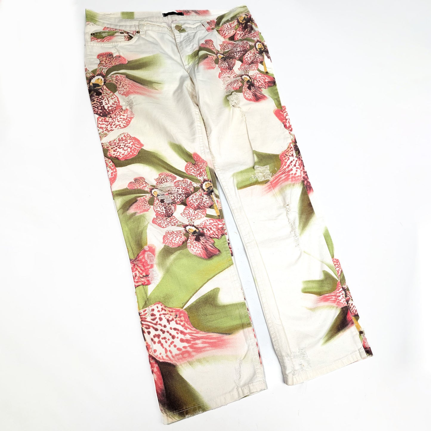 Jeans Roberto Cavalli fleur - XL