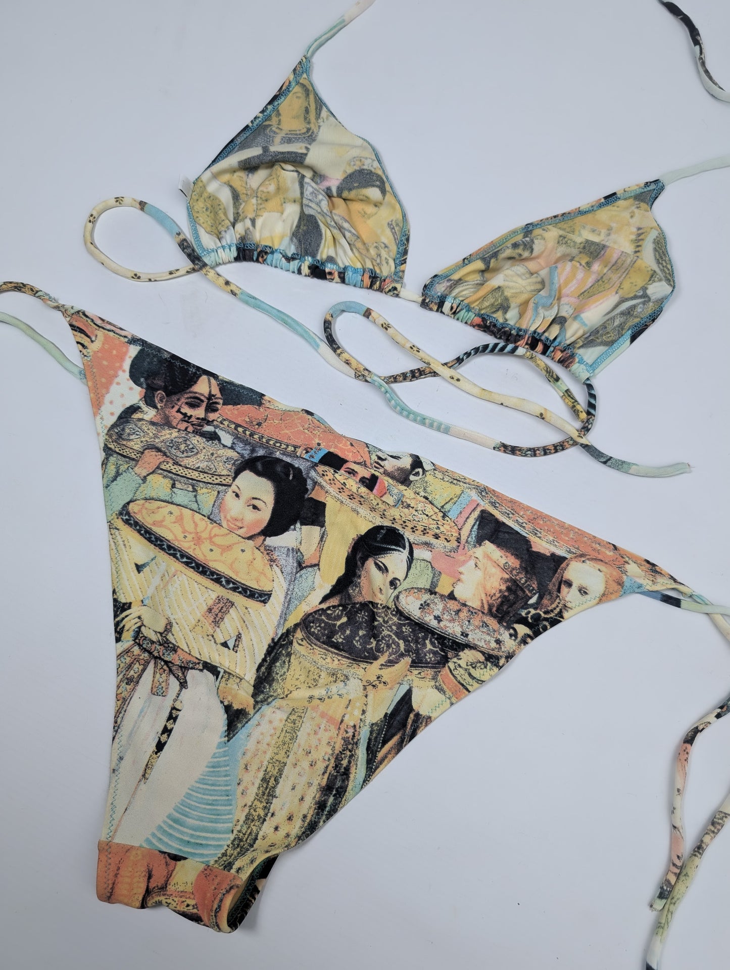 Jean Paul Gaultier Indian print swimsuit A/W1998