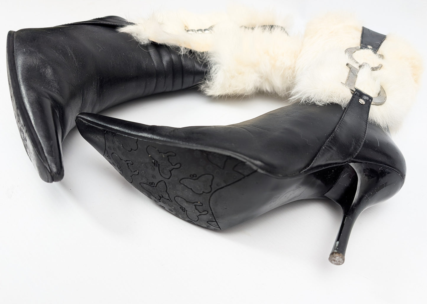 Bottes Dior par Galliano en fourrue - EU36|3UK|5US