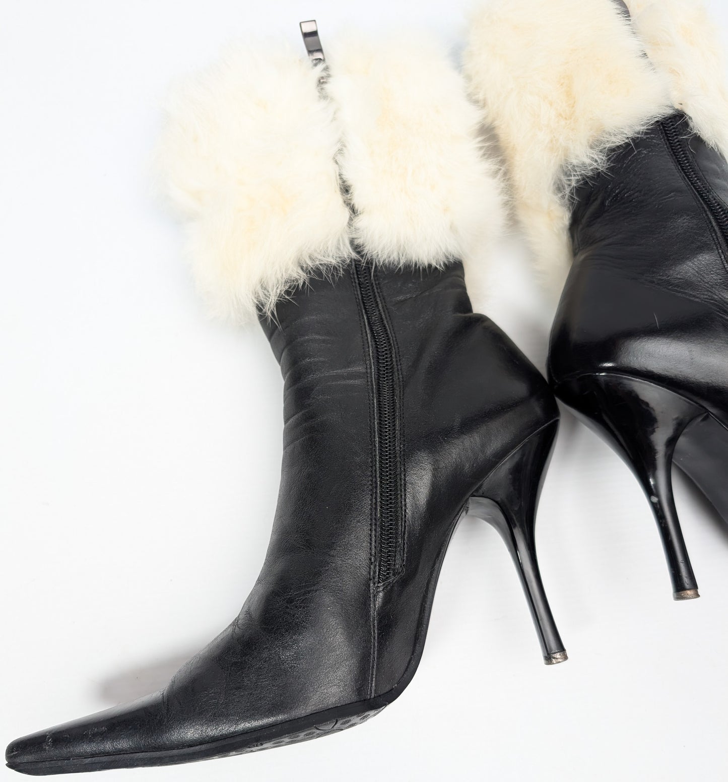 Bottes Dior par Galliano en fourrue - EU36|3UK|5US