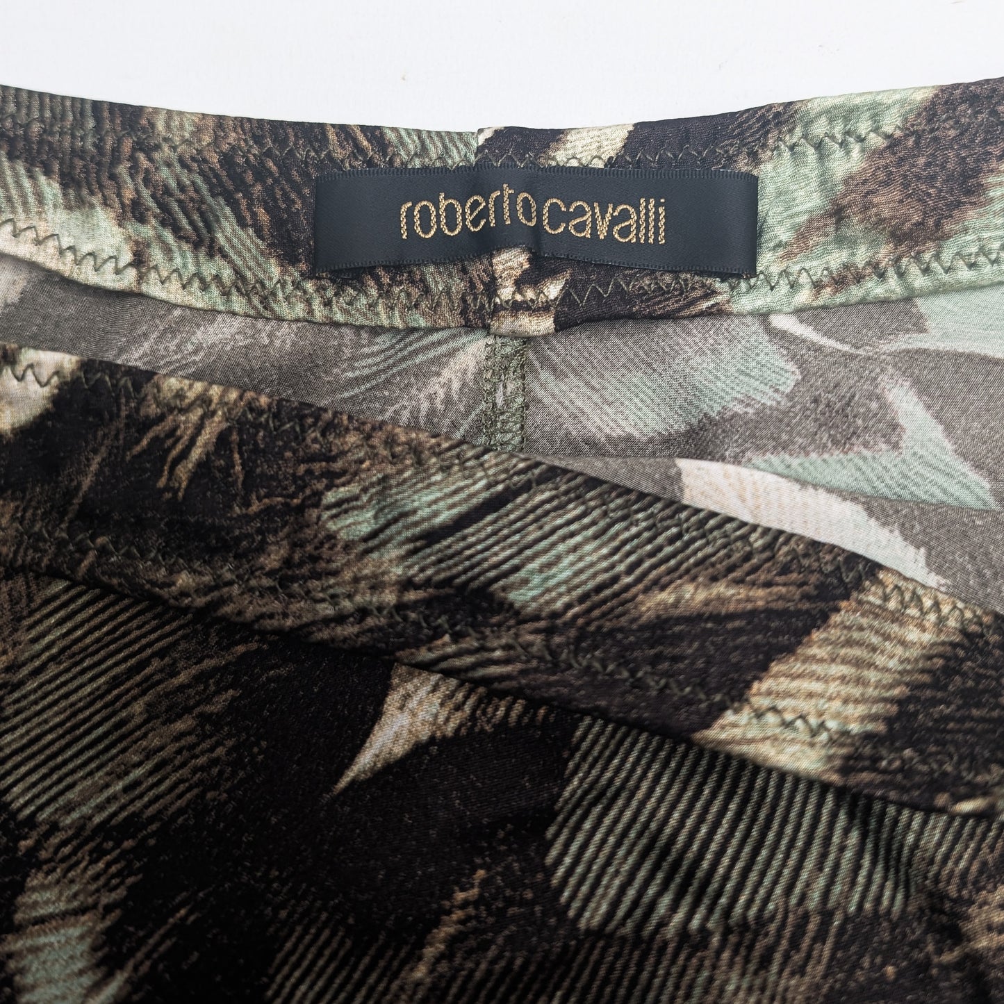 Jupe en soie Roberto Cavalli