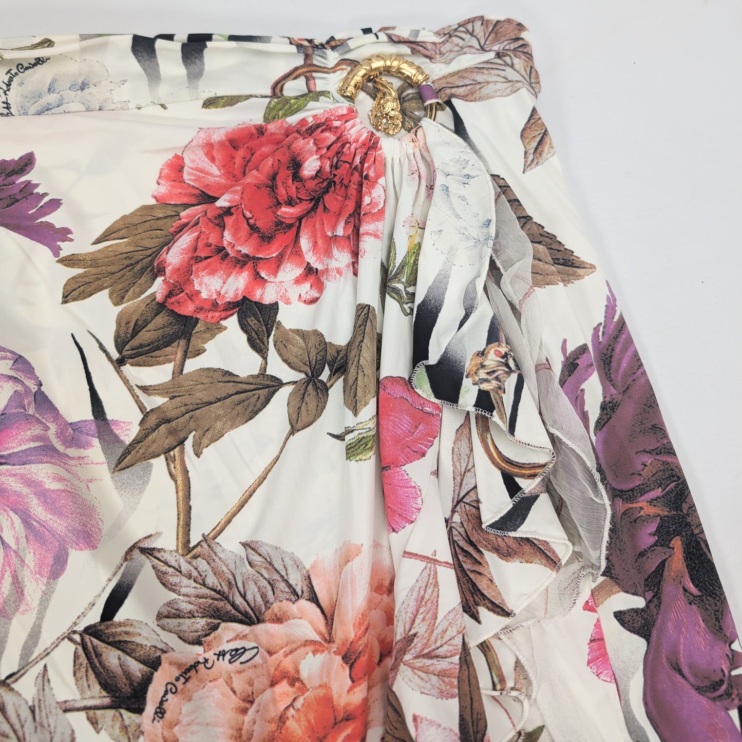 Jupe en soie Roberto Cavalli