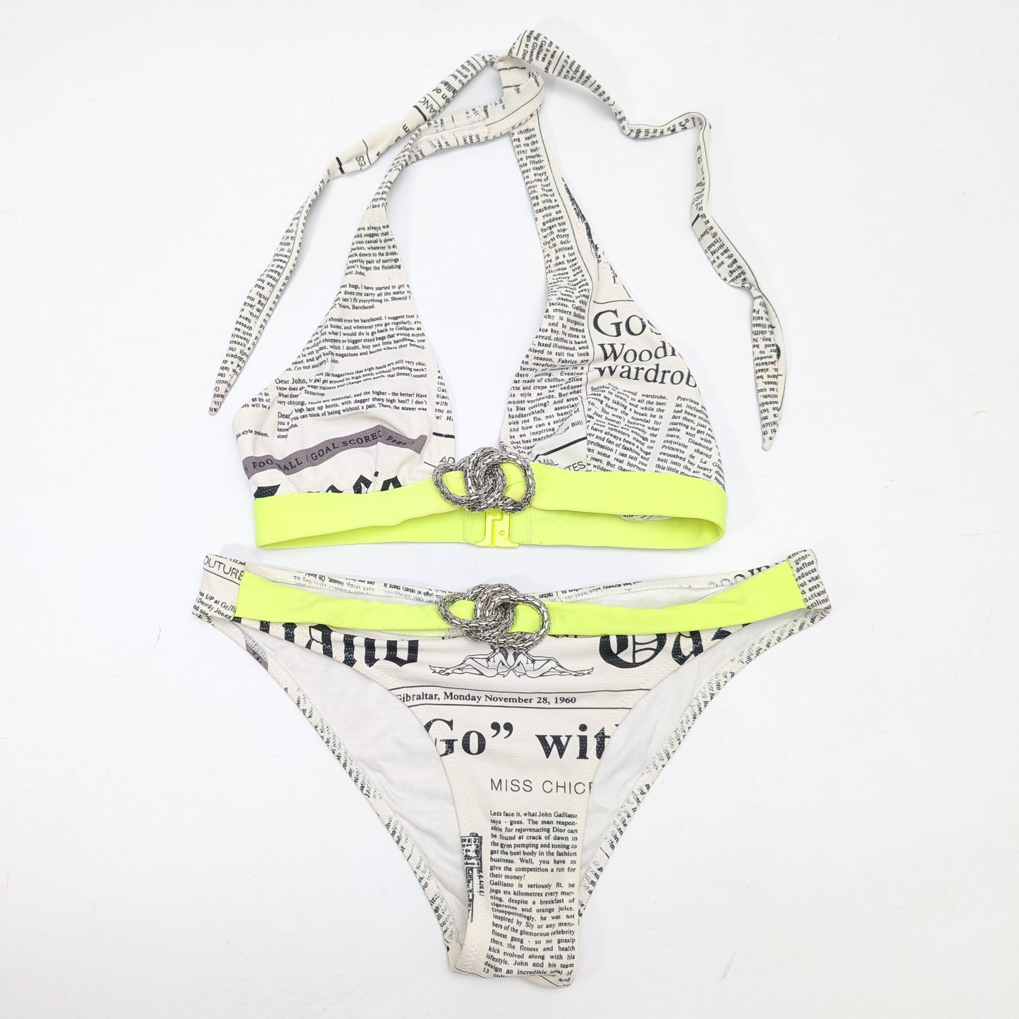 Bikini motif journal Galliano