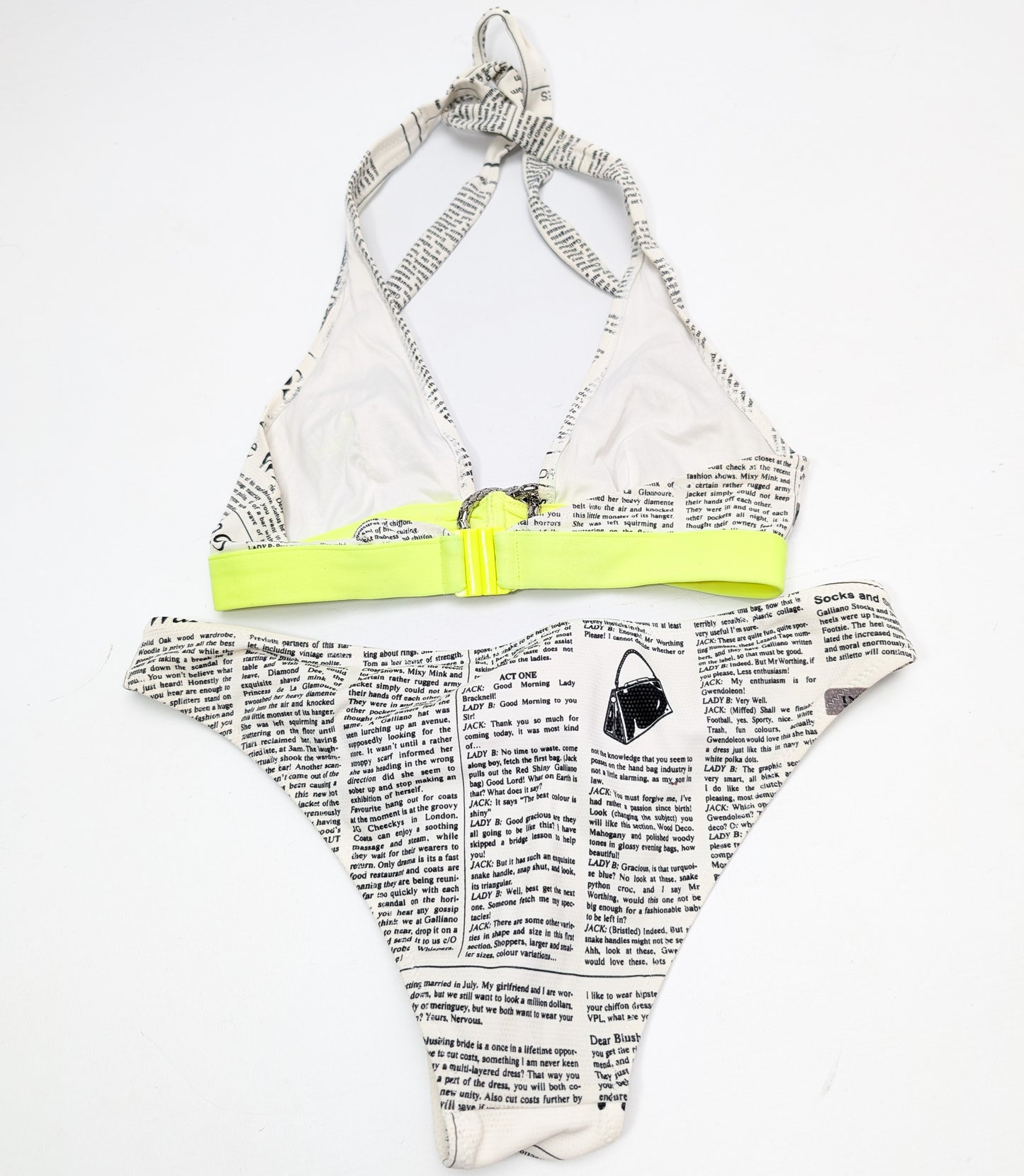 Bikini motif journal Galliano