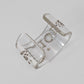 Dior transparent cuff bracelet by Galliano