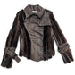 Veste en cuir et vison Dior Galliano F/W 2006