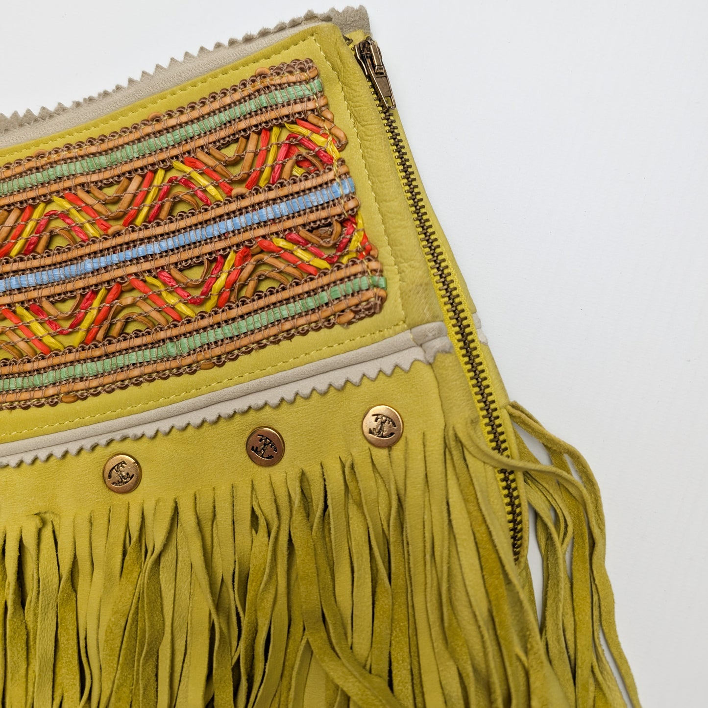 Jupe en daim Roberto Cavalli