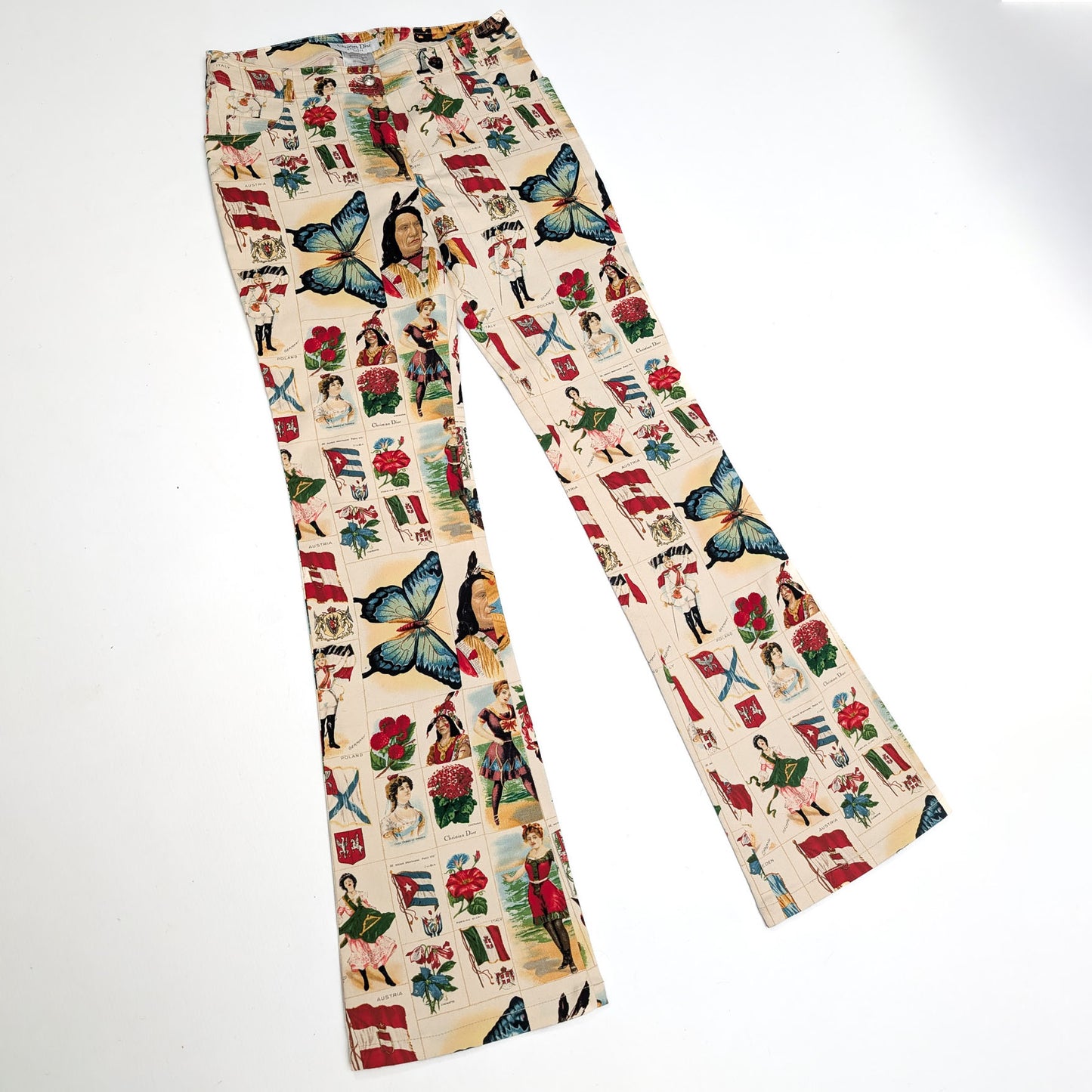 Ensemble pantalon et cardigan "Timbre" Dior par Galliano - S/S 2002